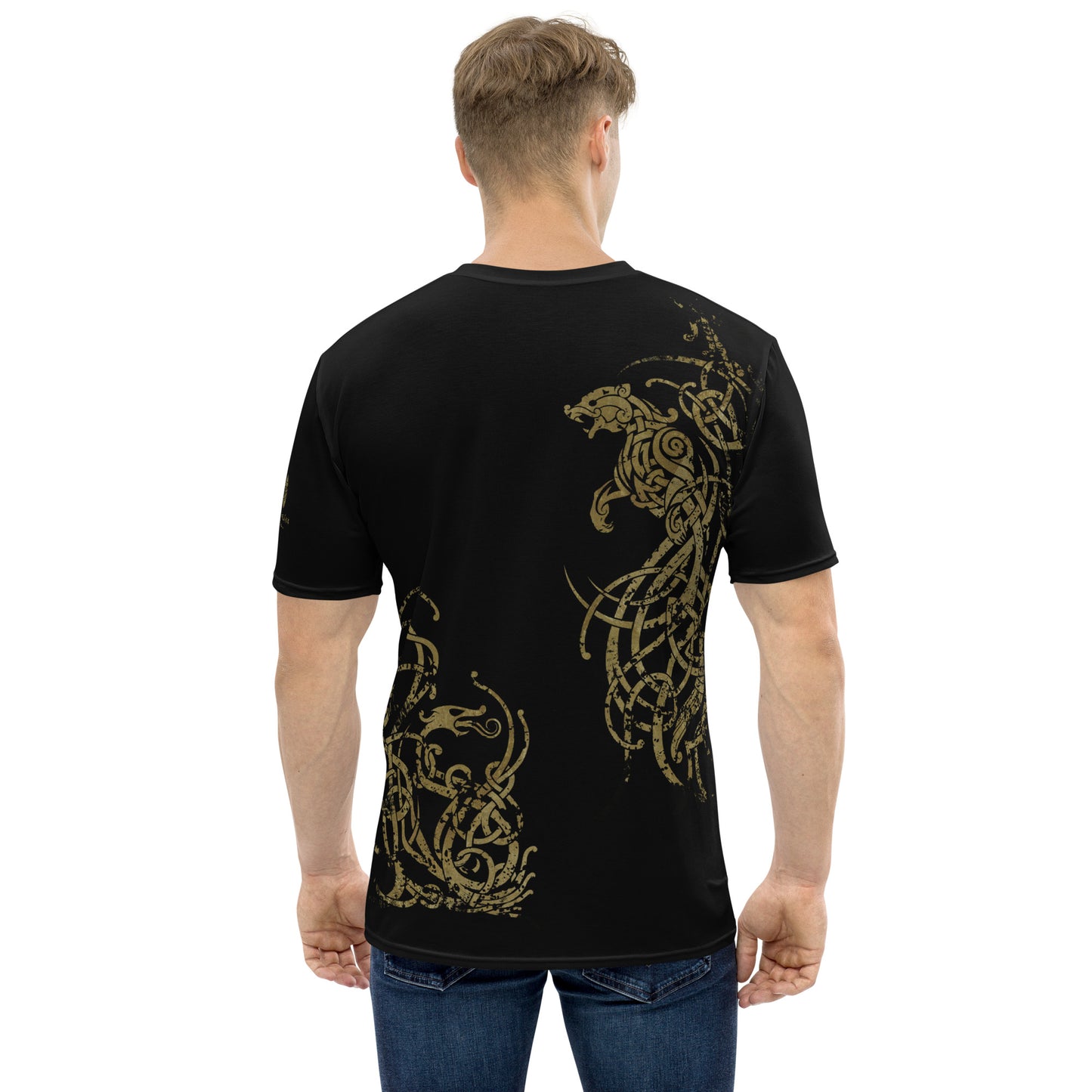 Nidhöggr vs Eagle (Gold) — Men's T-Shirt