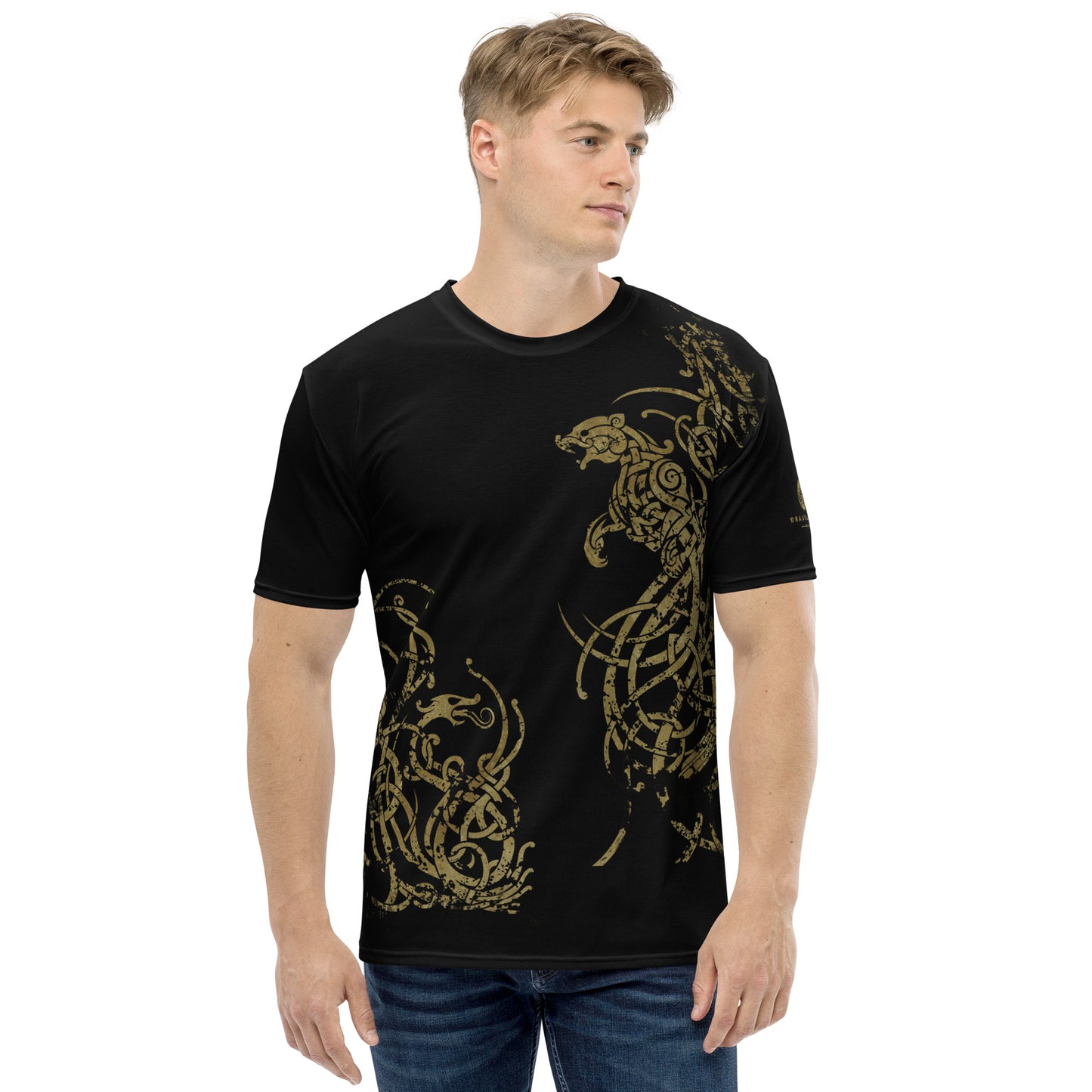 Nidhöggr vs Eagle (Gold) — Men's T-Shirt