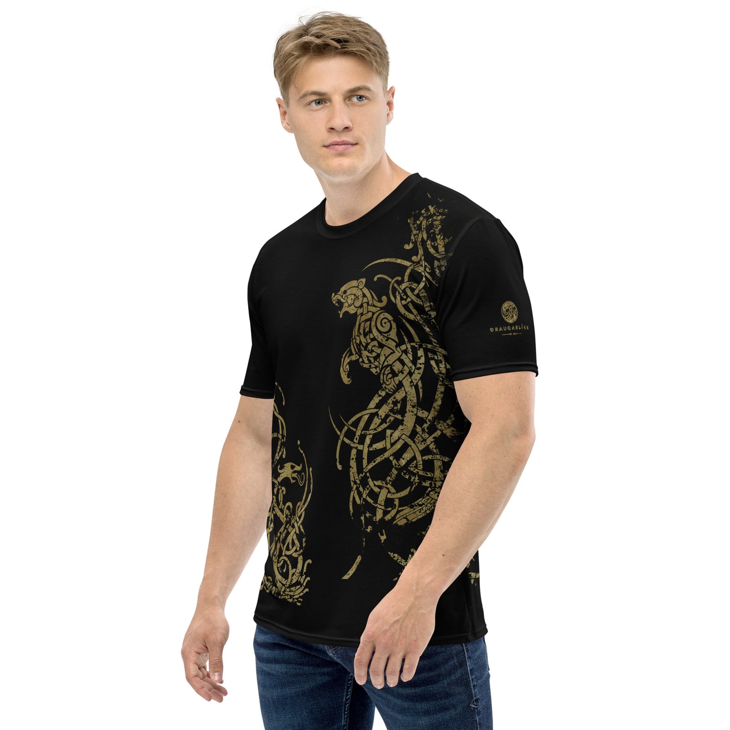 Nidhöggr vs Eagle (Gold) — Men's T-Shirt